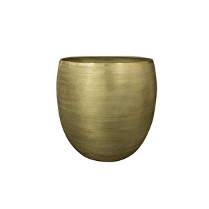 Rowen Yeşil Metal Saksı 60x62cm