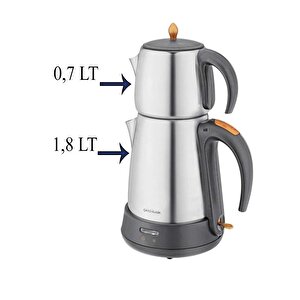 Elektrikli Çelik Çay Makinesi Ar Zum Klasik Çaycı