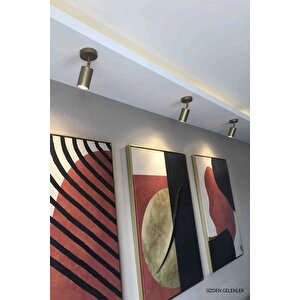 Açma, Kapama Düğmeli Tekli Metal Spot Aydınlatma (ampül Dahi̇l)
