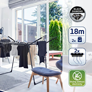 Pegasus Çamaşır Kurutucu Black 180