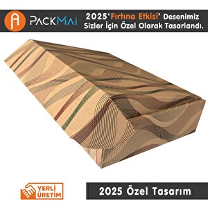 26x18x6cm Karton Kutu | 10ADET | Desenli-kilitli | E-ticaret-kargo-hediye Kutusu Kraft