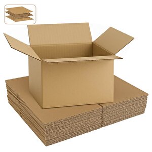 30x20x20 Cm Koli-kutu | 10 ADET | Hafif Eşya Kolisi Tek Oluklu 3mm Karton Kutu
