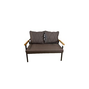 Metal Çay Seti 2+1+1 Bahçe Balkon Teras Takımı
