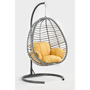 Rattan Örgü Fındık Model Hamak Bahçe Salıncağı