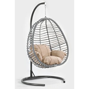 Rattan Örgü Fındık Model Hamak Bahçe Salıncağı