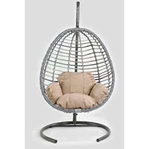 Rattan Örgü Fındık Model Hamak Bahçe Salıncağı