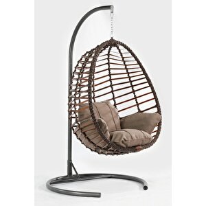 Rattan Örgü Fındık Model Hamak Bahçe Salıncağı