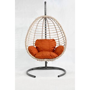 Rattan Örgü Fındık Model Hamak Bahçe Salıncağı