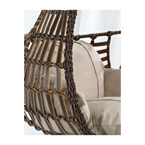Rattan Örgü Damla Model Hamak Bahçe Salıncağı