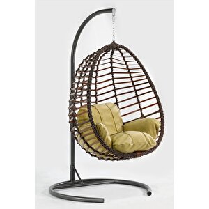 Rattan Örgü Fındık Model Hamak Bahçe Salıncağı