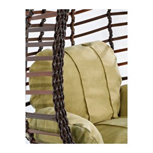 Rattan Örgü Fındık Model Hamak Bahçe Salıncağı