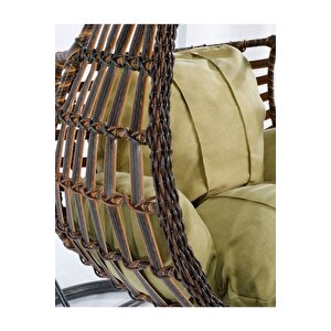 Rattan Örgü Damla Model Hamak Bahçe Salıncağı