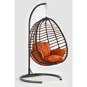 Rattan Örgü Fındık Model Hamak Bahçe Salıncağı