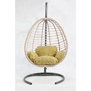Rattan Örgü Fındık Model Hamak Bahçe Salıncağı