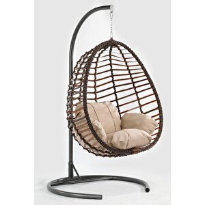 Rattan Örgü Fındık Model Hamak Bahçe Salıncağı