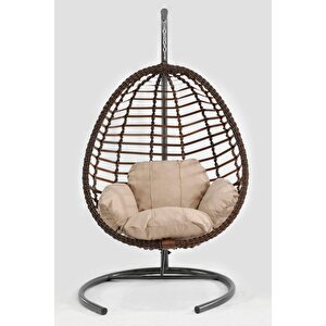 Rattan Örgü Fındık Model Hamak Bahçe Salıncağı