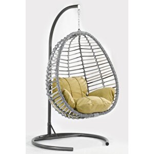 Rattan Örgü Fındık Model Hamak Bahçe Salıncağı