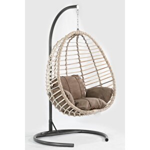 Rattan Örgü Fındık Model Hamak Bahçe Salıncağı