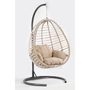 Rattan Örgü Fındık Model Hamak Bahçe Salıncağı
