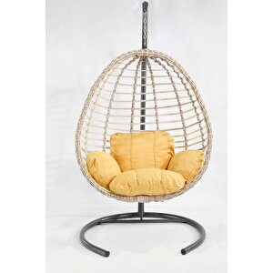 Rattan Örgü Fındık Model Hamak Bahçe Salıncağı