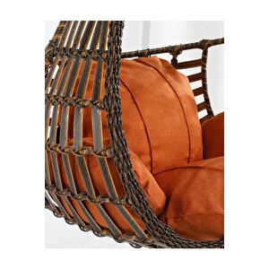 Rattan Örgü Damla Model Hamak Bahçe Salıncağı