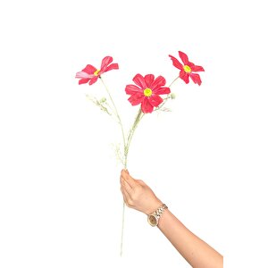 Islak Dokulu 60 Cm Yapay Gelincik Çiçeği – Gerçekçi Görünümlü Dekoratif Salon Ve Masa Çiçeği