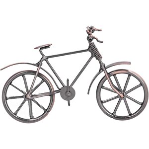 Dekoratif Metal Bisiklet Süsleri, Vintage Bisiklet Dekoru Retro Bisiklet Figürleri Küçük Masaüstü El Sanatları Ev Ofis Dekorasyonu