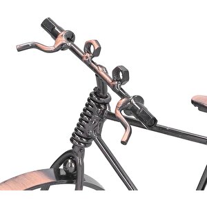 Dekoratif Metal Bisiklet Süsleri, Vintage Bisiklet Dekoru Retro Bisiklet Figürleri Küçük Masaüstü El Sanatları Ev Ofis Dekorasyonu