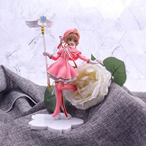 Anime Sakura Kinomoto Karakter Figür Oyuncak Biblo 16 Cm