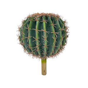 Yapay Çiçek Echinocactus Grusonii Altın Fıçı Kaktüs  25*25cm Cactüs  Sk4010