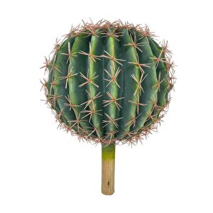 Yapay Çiçek Echinocactus Grusonii Altın Fıçı Kaktüs  25*25cm Cactüs  Sk4010
