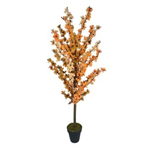 Yapay Ağaç Pastel Soft Tonlar 3 Renk Japon Kiraz Çiçeği Bahardalı Ağacı Sakura Çiçeği Çalılı 125cm