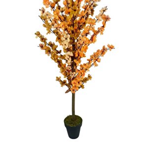 Yapay Ağaç Pastel Soft Tonlar 3 Renk Japon Kiraz Çiçeği Bahardalı Ağacı Sakura Çiçeği Çalılı 125cm