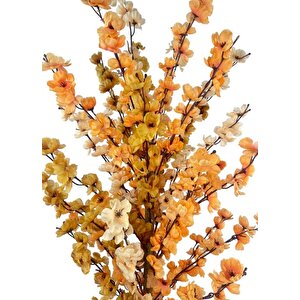 Yapay Ağaç Pastel Soft Tonlar 3 Renk Japon Kiraz Çiçeği Bahardalı Ağacı Sakura Çiçeği Çalılı 125cm