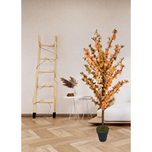 Yapay Ağaç Pastel Soft Tonlar 3 Renk Japon Kiraz Çiçeği Bahardalı Ağacı Sakura Çiçeği Çalılı 125cm