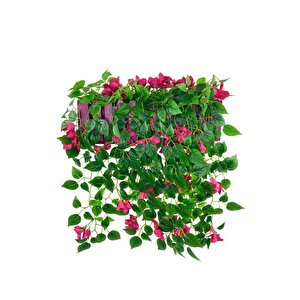 Yapay Çiçek Fuşya Begonvil Li Mor Çit Balkon Saksısı 55*35cm 70cm Sarkar
