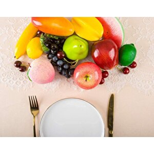 20li Set Yapay Meyve Paketi Karışık Dekoratif Meyveler