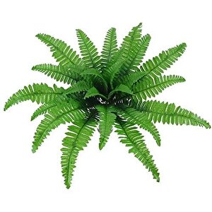 Yapay Çiçek Aşk Merdiveni Açık Yeşil Eğrelti Otu Bitkisi 24 Yaprak 55cm Yapay Bitki