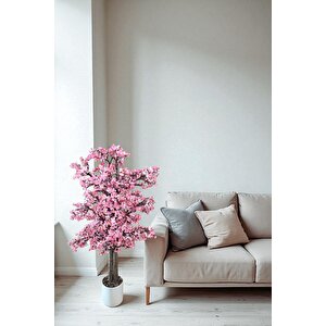 Yoğun Yapraklı 100 Cm Yapay Sakura Bahar Dalı Ağacı Premium