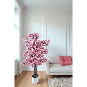 Yoğun Yapraklı 100 Cm Yapay Sakura Bahar Dalı Ağacı Premium