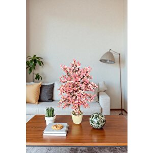 Yoğun Yapraklı 60 Cm Yapay Sakura Bahar Dalı ağacı