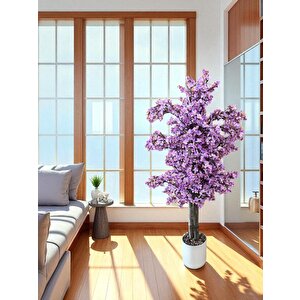 Yoğun Yapraklı 100 Cm Yapay Sakura Bahar Dalı Ağacı Premium