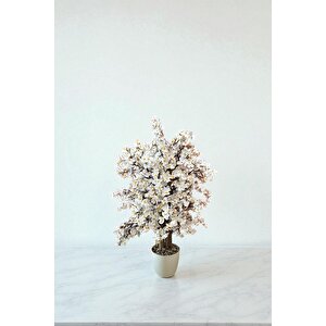 Yoğun Yapraklı 60 Cm Yapay Sakura Bahar Dalı ağacı