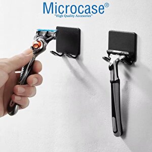 Microcase Alüminyum Yapışkanlı Paslanmaz Traş Bıçağı Tutucu Askısı 2 Adet - ROSE GOLD AL5017