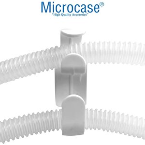 Microcase Sert Abs Plastik Güçlü Plastik Yapışkanlı Banyo Mutfak Eşya Havlu Leğen Askılığı 1 Adet - Al4993