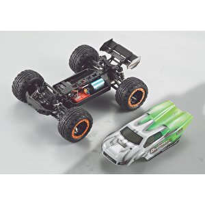 Haiboxing Rc 1/16 Destroyer 45km+ Sürat Uzaktan Kumandalı Model Rc Model Araba Rtr Elektrikli 4wd Brushless Fırçasız Truggy Truck