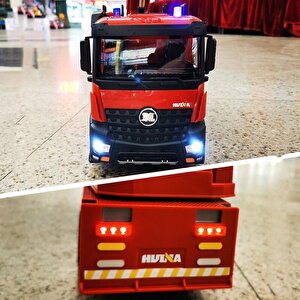 Huina 1562 1/14 22ch Yüksek Kalite Rc Model Uzaktan Kumandalı Yangın Söndürme İtfaiye Kamyonu İş Makinesi - Su Püskürtme Fonksiyon
