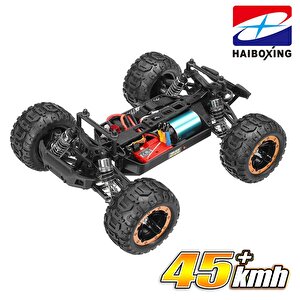 Haiboxing Rc 1/16 Ravage 45+ Km/h Sürat Uzaktan Kumandalı Rc Model Araba Rtr Elektrikli 4wd Brushless Fırçasız Offroad Truck (sarı