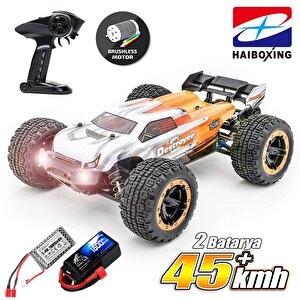 Haiboxing Rc 1/16 Destroyer 45km+ Sürat Uzaktan Kumandalı Model Rc Model Araba Rtr Elektrikli 4wd Brushless Fırçasız Truggy Truck