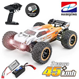 Haiboxing Rc 1/16 Destroyer 45km+ Sürat Uzaktan Kumandalı Model Rc Model Araba Rtr Elektrikli 4wd Brushless Fırçasız Truggy Truck